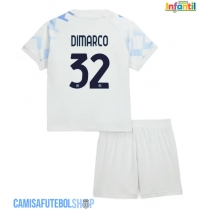 Camisa de time de futebol Inter Milan Federico Dimarco #32 Replicas 2º Equipamento Infantil 2025-26 Manga Curta (+ Calças curtas)